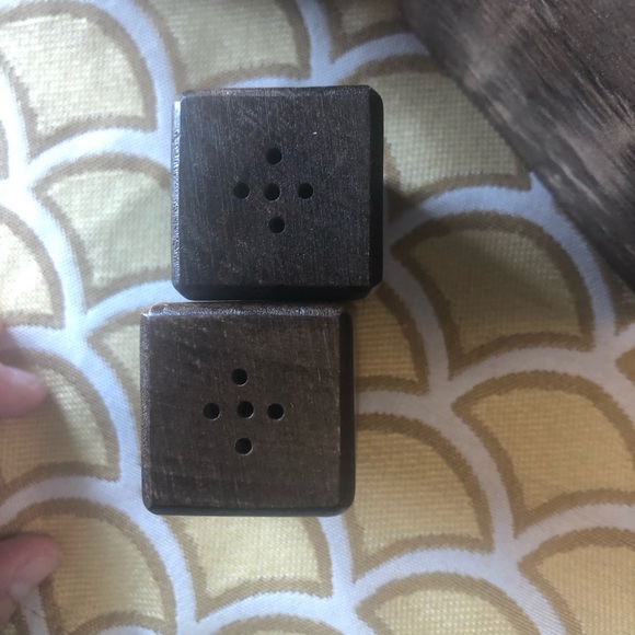 SOLD ETSY - Four wooden nesting boxes canisters salt pepper - Picture 9 of 15